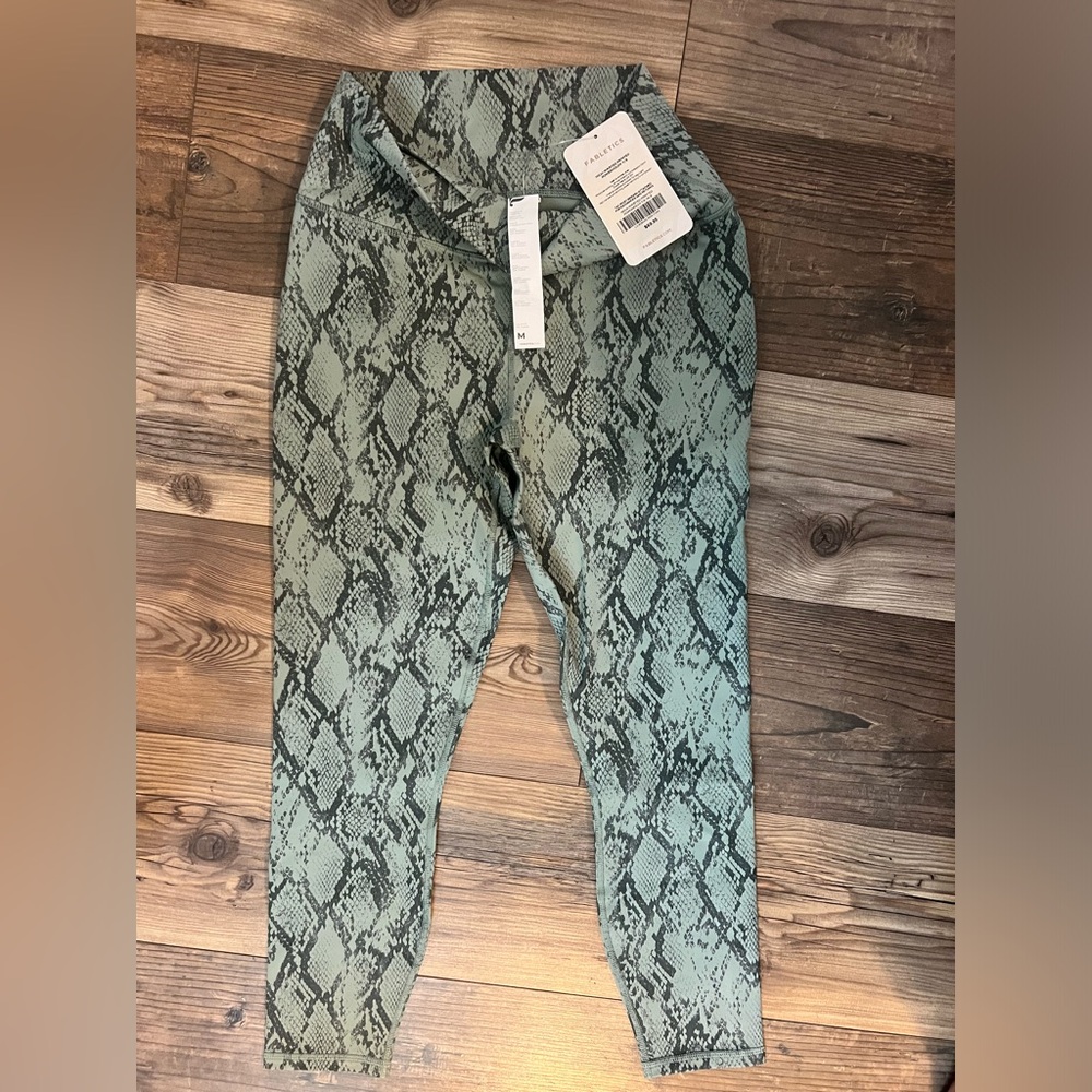 Fabletics snakeskin workout leggings